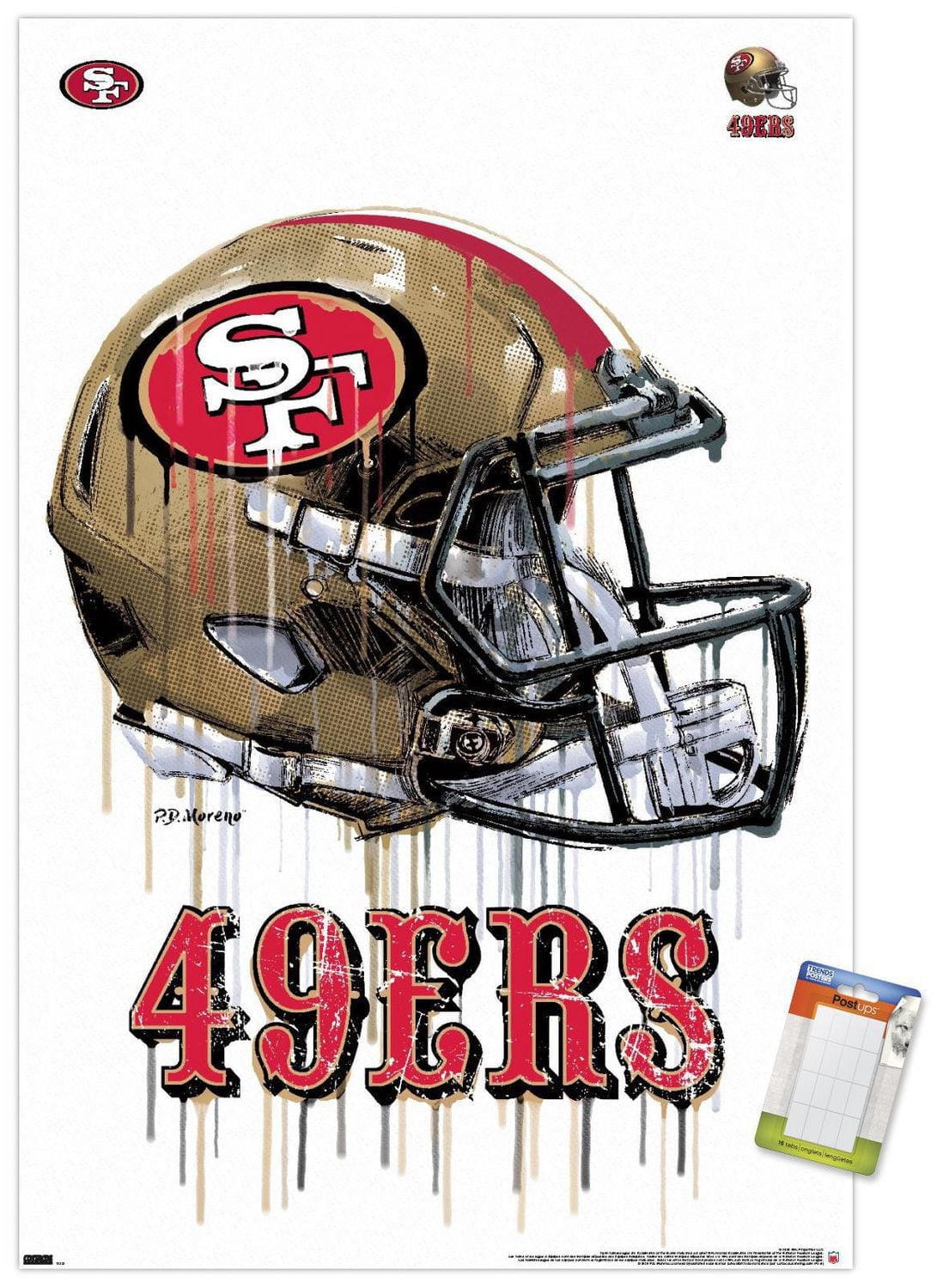 NFL San Francisco 49ers - Casque anti-goutte 20