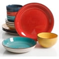 thumbnail image 1 of Gibson Home Color Speckle Service de table 12 pièces Mix & Match à double bol – 4 couleurs assorties, 1 of 9