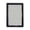 Gray, variant on 36 in. x 60 in. 2-Door Ovation Gray Fabric Tackboard - Black