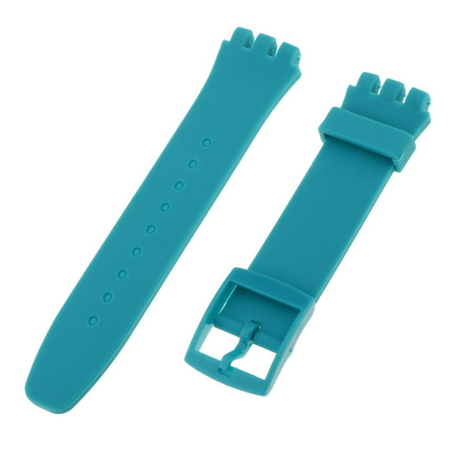 correa de reloj de caucho de silicona resistente de repuesto de 20 mm para reloj inteligente Turquesa Salvador Reemplazo de correa de reloj
