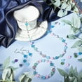 thumbnail image 2 of 200pcs Frosted Glass Beads 10 Color 8mm Sea Glass Beads Spacers Matte Bead Ocean Blue Loose Bead for Friendship Bracelet Necklace Mother's Day Summer Jewelry Making Mixed Color, 2 of 9