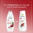 thumbnail image 5 of Dove Rejuvenating Liquid Body Wash Pomegranate and Hibiscus Tea, 20 oz, 2 Count, 5 of 16