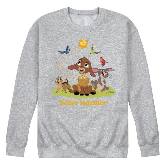 Disney Wish - We Are Better Together - Men's Crew Neck Fleece Pullover