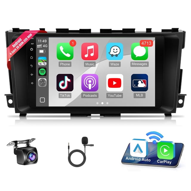 Radio estéreo de coche Leadfan para Nissan Altima Teana 2013-2018