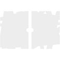 thumbnail image 4 of 26"W x 17 3/8"H x 2"ID x 9 1/4"C x 1"P Novo Architectural Grade PVC Contemporary Ceiling Medallion, Two Piece, 4 of 11
