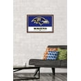 thumbnail image 3 of NFL Baltimore Ravens - Logo 21 Wall Poster, 22.375" x 34" Framed, 3 of 4