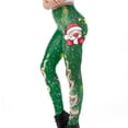 thumbnail image 2 of Pntutb Mujeres Niñas Navidad Leggings Flaco Jingle Bell Impreso Cintura Alta Elástico Medias Pantalones Pantalones de Yoga Pntutb Pntutb-321, 2 of 6