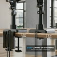 thumbnail image 4 of Triple Monitor Mount with Gas Spring Arms and USB Ports, 4 of 14