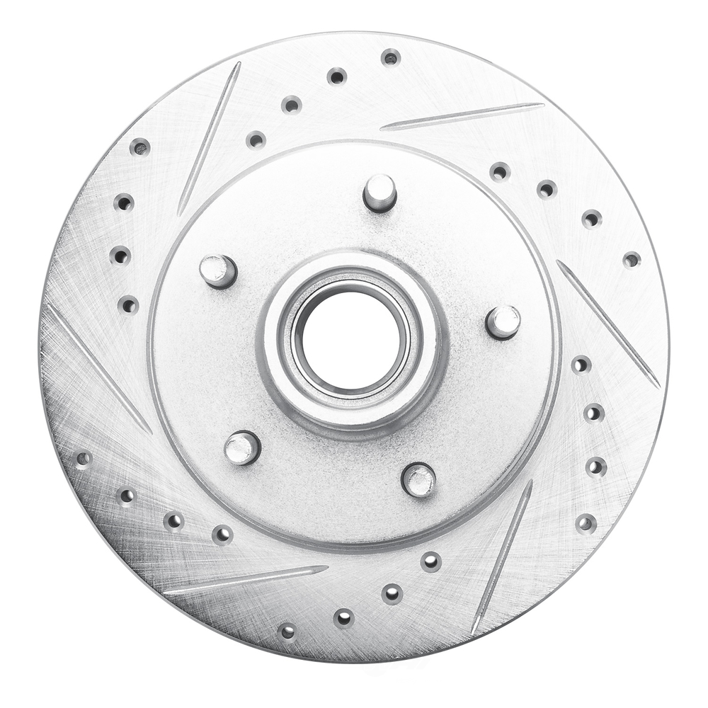 Dynamic Friction Company 631-48016L DFC Brake Rotor - Drilled And Slotted - Silver