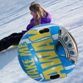 thumbnail image 4 of S SERENABLE Tube à Neige Gonflable Portable en PVC pour Patinage et Ski avec Poignées pour 90cm, 4 of 9