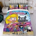 thumbnail image 4 of Sabrina: La Serie Animada Conjunto de sábanas temático, trío de piezas, cómodo y amigable con la piel, diseño único, regalo de decoración para el hogar para familiares, amigos y fans,135cm *200cm, 4 of 6