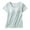 M335 Green, variant on Tfken Summer T-Shirts For Women Short Sleeve Crew Neck Stripe Tops Casual Fashion Daily Wear Female Soft Shirts Black