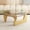 White, variant on Coffee Tables For Living Room - Triangle Glass Coffee TableWithWoodenBaseMid.Century Modern Abstract End Table For Study RoomOfficeHoteBalcony( Medium 32.3*22.4*15.7)