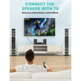 thumbnail image 4 of EMK Digital Optical Audio Cable, Braided Toslink for Sound Bar, TV, Home Theater, PS4 & Xbox (6ft/1.8m, Blue), 4 of 7