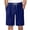 Blue, variant on Sngxgn Mens Shorts Casual Cargo Shorts Workout Shorts Summer Beach Shorts with Pockets(Black,XXXL)