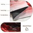 thumbnail image 6 of Round Rugs 6Ft, Red Ombre Round Area Rug Washable Indoor Throw Carpet, Modern Moire Abstract Art Luxury Soft Non Slip Circle Rug for Office Cabinet Home Decor Aesthetic, 6 of 8