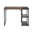 thumbnail image 2 of Escritorio con Repisa Inferior HOMEMAKE FURNITURE Industrial Color Madera y Negro 100 x 48 x 74cm, 2 of 4