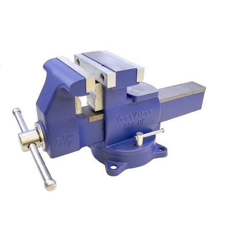 UPC: 0789755000069 | Yost Model 855-D2 Heavy Duty 5.5  Reversible Bench Vise