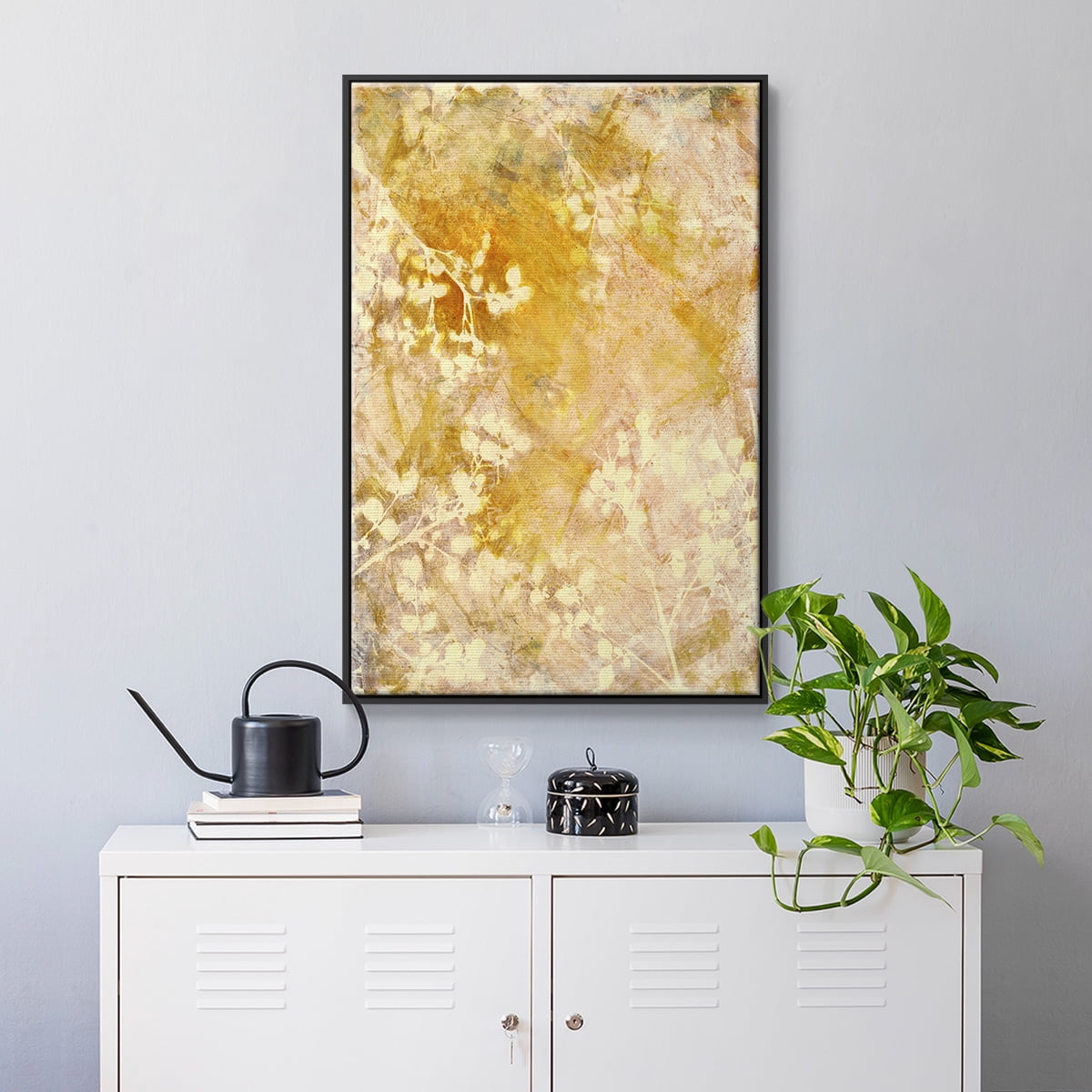 Rise and Shine Framed Premium Gallery Wrapped Canvas - Ready to Hang - 27 x 41 - Black Floating Frame