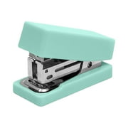 Virelaxpo Macaron Color Mini Effortless Stapler - Portable with 40-Staple Capacity & Mode Switch for Office & Home Binding - Pink/Blue/Green