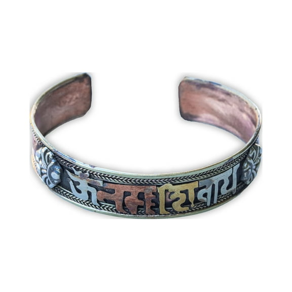 Buddha of Compassion three Metal Bracelet