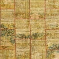 thumbnail image 1 of Ahgly Company Machine Washable Indoor Square Contemporary Beer Orange Area Rugs, 3' Square, 1 of 7