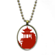 thumbnail image 1 of Pabellon de China Mountain silueta ilustración Collar Colgante de cadena vintage Colección de joyas colgantes Unbranded M, 1 of 3