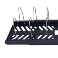 thumbnail image 2 of Riousery Pots and Pans Organizer Expandable Cookware Rack Adjustable Pan Organizer for Kitchen Black, 2 of 9
