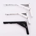 thumbnail image 4 of Soporte de resorte de hierro de tres pliegues para gabinete Soporte de soporte triangular Soporte de placa laminar Estante de almacenamiento Accesorios de hardware, 4 of 5