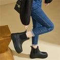 thumbnail image 6 of YOURDIARY Women's Short Rain Boots Fashion Waterproof Chelsea Boots Ankle Garden Shoes for Ladies Non Slip Outdoor Work Booties, 6 of 7