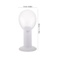 thumbnail image 3 of KAKOWELY hat stands for display Inflatable Mannequin Head Model PVC Wig Hat Glasses Caps Display Rack Manikin Training Head For Display Headset Headphone Hats Wigs Jewelry, 3 of 4