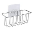 thumbnail image 1 of Product Category Rack 1 Organizer Shelf Stainless Caddy for Kitchen Storage Steel Holder for Sponge and Kitchen Accessories, 1 of 5