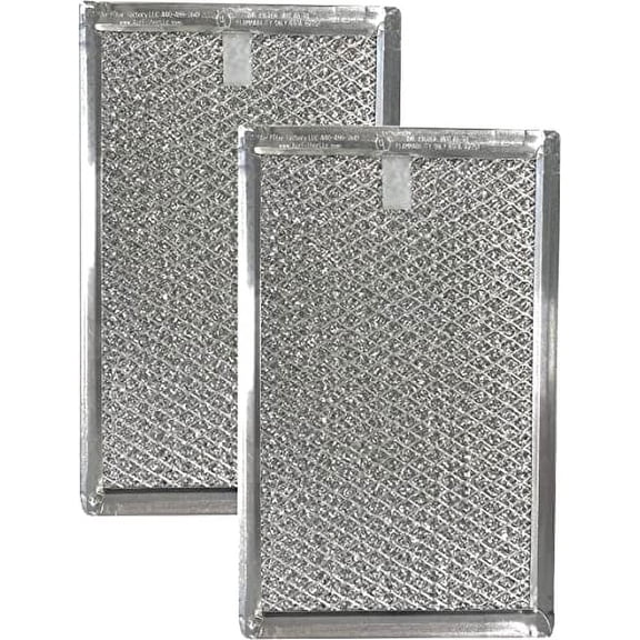 Air Filter Factory Replacement for FGMV174KFA Frigidaire Microwave Oven Aluminum Grease Filters 2-Pack