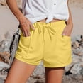 thumbnail image 3 of WAYUTE Womens Shorts Straight Leg High Waist Sports Loose Shorts Trendy Solid Color with Pockets Versatile for Summer Casual Outdoor, 3 of 6