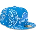 thumbnail image 3 of Men's New Era Blue Detroit Lions Paisley 59FIFTY Fitted Hat, 3 of 6