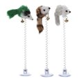 thumbnail image 2 of SPRING PARK Funny Cat Toys Elastic Feather False Mouse Bottom Sucker Toys for Cat Kitten, 2 of 7