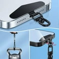 thumbnail image 3 of 1/2pcs Phone Tether Tab Thin,Phone Lanyard Tab Heavy Duty, Universal Phone Lanyard Patch Metal Triangular, 3 of 9