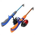 thumbnail image 2 of Winter Carbon Fiber Rod Ice Fishing Rod Superhard Boat Ice Fly Lure With Fishing Reel Fishing Tackle Set ,Rigid Aluminum Skeletal Frame, 2 of 7