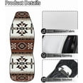 thumbnail image 4 of Navajo Aztec Car Seat Covers for Front Seats Red Driver Seat Cover Pack of 2 Soft Waterproof Premium Polyester Seat Covers for Cars Sedans Truck SUV Vans, 4 of 10