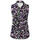 thumbnail image 2 of TaTaai Lapel Printed Blouse Breathable Wrinkle-Resistant Women's Fashion Sleeveless Short Sleeve Button Loose Summer Casual Office Top Gift, 2 of 6