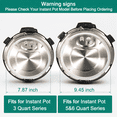 thumbnail image 3 of 2-Pack Sealing Ring 3 Quart for Instant Pot, BPA-Free Sealing Ring Replacement Parts for InstantPot 3QT, Food-grade Gasket for Instantpot Mini 3 Qt, Seal Accessories for Instant Pot, 3 of 6