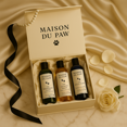 thumbnail image 2 of Maison Du Paw – The Everyday Ritual Set | Luxury Pet Shampoo Trio Gift Box (5-in-1 Wash + Calming Blend + Brightening Elixir) | Vegan, Cruelty-Free, Made in Canada (3 × 250 mL), 2 of 9