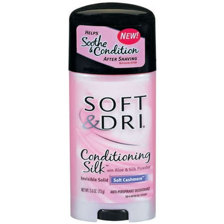 Soft & Dri: Conditioning Silk Soft Cashmere Invisible Solid Anti-Perspirant/Deodorant, 2.6 oz