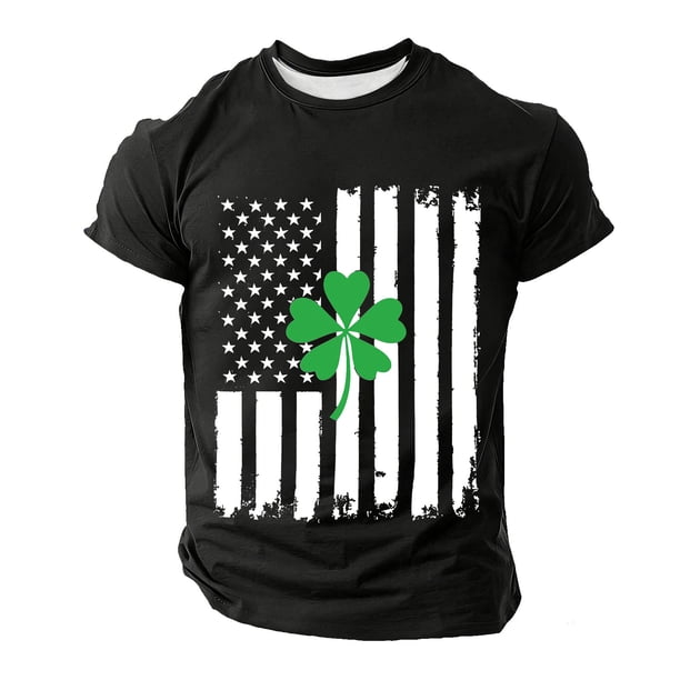 Mens Camisetas Casual Cuello Redondo Impresión Suéter Fitness Manga Corta Deportes Camisetas Hombres