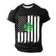 thumbnail image 3 of Tops para hombre, blusas y camisas de manga corta con cuello redondo para hombre, jersey informal con cuello redondo estampado para hombre, pantalones cortos deportivos para fitness, blusa de poliéste, 3 of 4