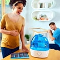 thumbnail image 3 of AquaOasis&Acirc;&reg; Cool Mist Humidifier (6L Water Tank) Quiet Ultrasonic Humidifiers for Bedroom & Large room - Adjustable -360 Rotati, 3 of 6