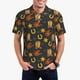 thumbnail image 1 of Fotbe Wild West Golden Horseshoe Camiseta Polo de Golf para Hombre con Estampado – Camisa Deportiva Transpirable con Cuello Abotonado-X-Large, 1 of 6
