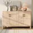 thumbnail image 1 of Armoire Style Ferme à 4 Portes - Fini Bois Naturel, 1 of 8