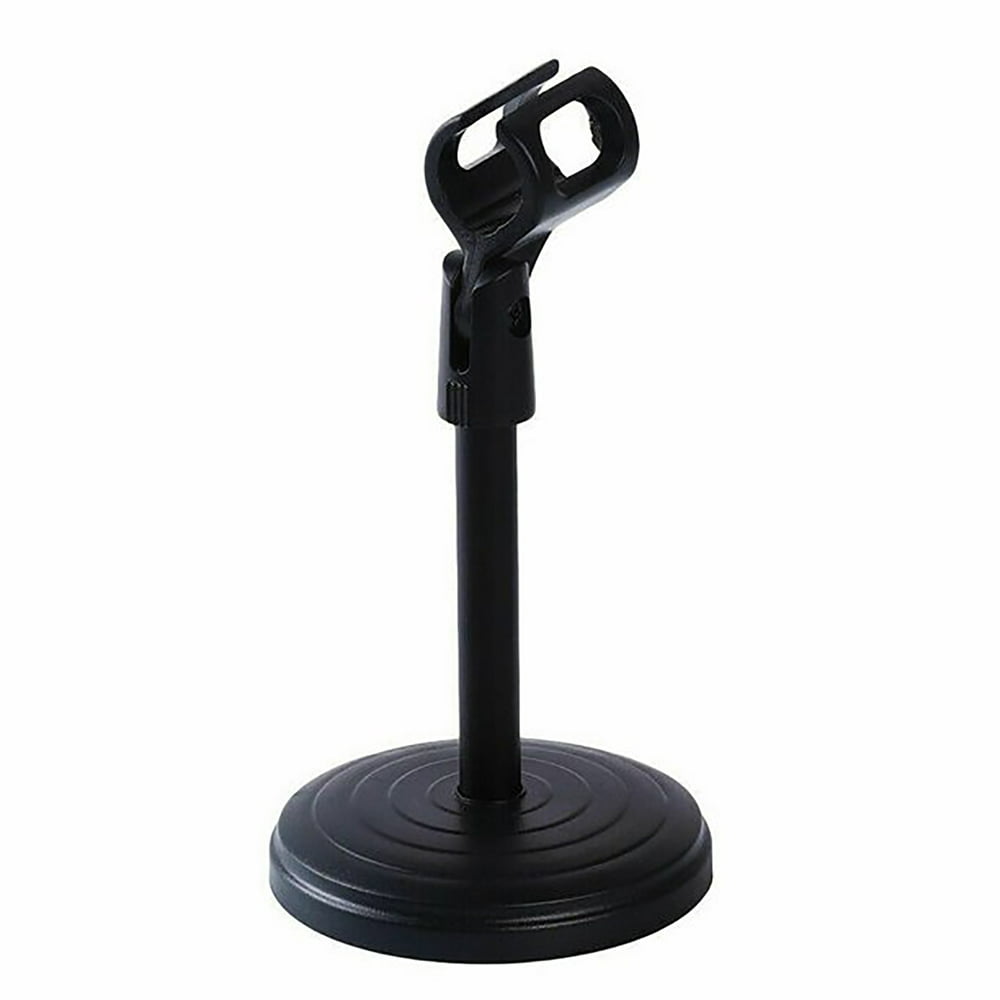 Desktop Microphone Stand Table Desk Mic Holder Stands Clip Holder Mount