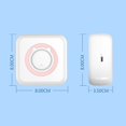 thumbnail image 2 of MesaSe All-in-one Photo Printer Multifunction Portable Printer Wireless Instant Mini Printer Support BT Connection for Smartphone with 11 Paper Rolls 57mm Compatible with iOS Android, 2 of 7